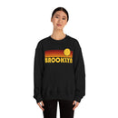 Brooklyn, New York Sweatshirt - Retro Sunset Unisex-10
