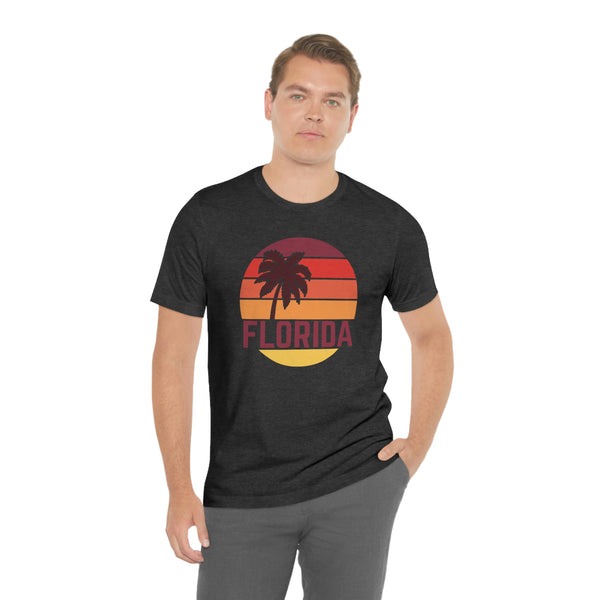 Florida T-Shirt - Retro Palm Tree Unisex Florida Shirt
