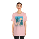 South Carolina T-Shirt - Retro Palm Tree & Beach Unisex South Carolina Shirt-111