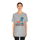 Siesta Key, Florida T-Shirt - Retro Palm Tree & Beach Unisex Siesta Key Shirt-3