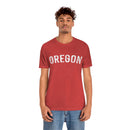 Oregon T-Shirt - Paint Text Unisex Oregon Shirt-23