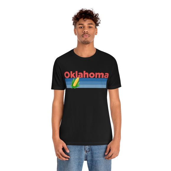 Oklahoma T-Shirt - Retro Corn Unisex Oklahoma Shirt