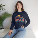 Utah Sweatshirt Mountain - Retro Unisex Mountain-30