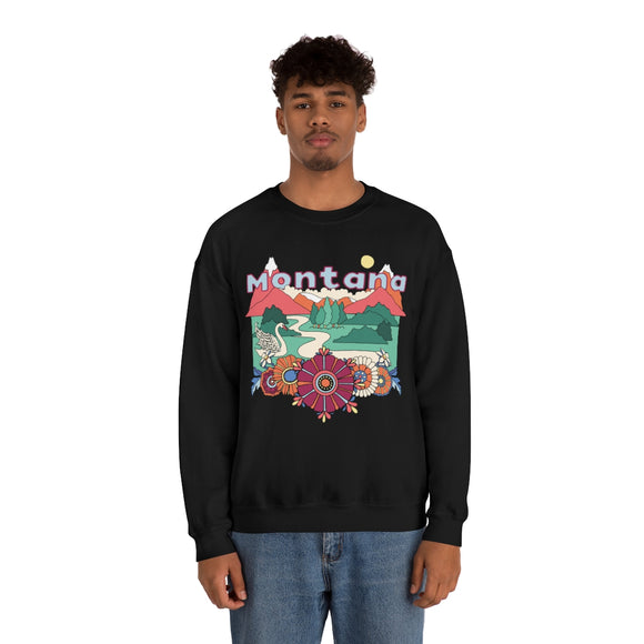 Montana Sweatshirt - Boho / Hippie Unisex