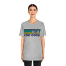 Fort Collins T-Shirt - Retro Mountain Bike Adult Unisex Fort Collins, Colorado T Shirt-38