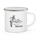 Alaska Camp Mug - Retro Enamel Camping Alaska Mug-3