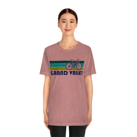 Grand Valley T-Shirt - Retro Mountain Bike Adult Unisex Grand Valley, Colorado T Shirt