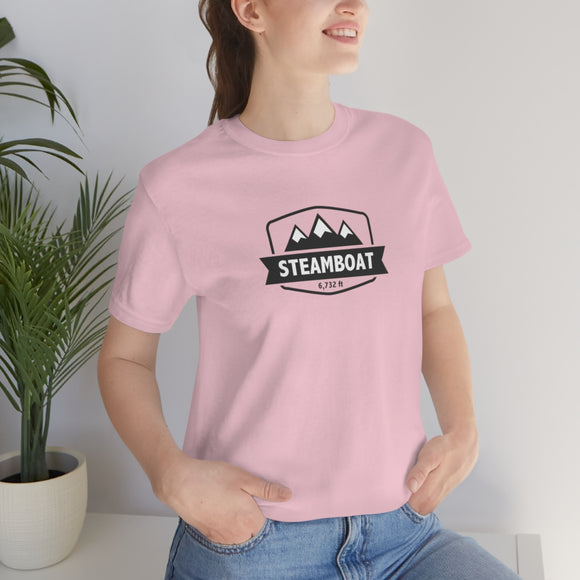 Steamboat, Colorado T-Shirt - Altitude Badge Unisex Steamboat Shirt