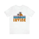 Irvine, California T-Shirt - Retro Palm Tree Unisex Irvine Shirt-10
