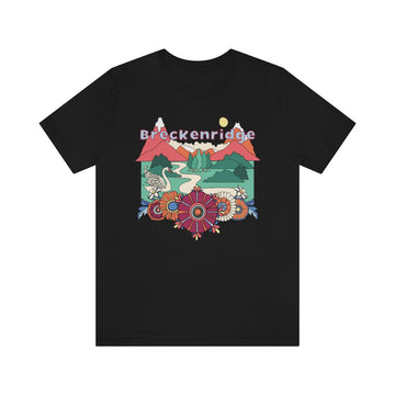 Buy black Breckenridge T-Shirt - Retro Mountain / Hippie Style Breckenridge, Colorado Shirt