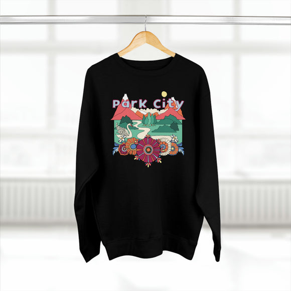 Premium Park City, Utah Crewneck Sweatshirt - Retro Unisex Sweatshirt