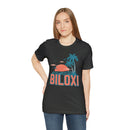 Biloxi, Mississippi T-Shirt - Retro Palm Tree & Beach Unisex Biloxi Shirt-29