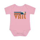 Vail Baby Bodysuit - Retro Mountain Vail, Colorado Baby Bodysuit-10
