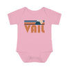 Vail Baby Bodysuit - Retro Mountain Vail, Colorado Baby Bodysuit