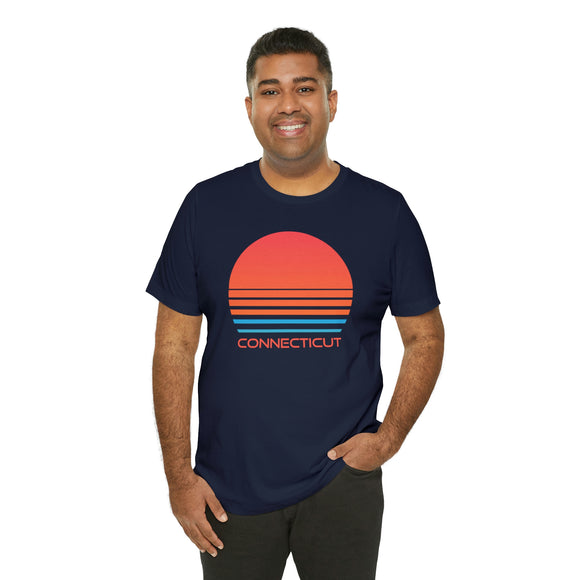 Connecticut T-Shirt - Retro 80s Unisex Connecticut Shirt
