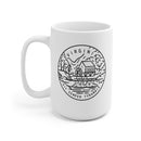 Virginia Mug - State Design White Ceramic Virginia Mug (11oz & 15oz)-1