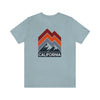 California T-Shirt - Retro Mountain Unisex California Shirt