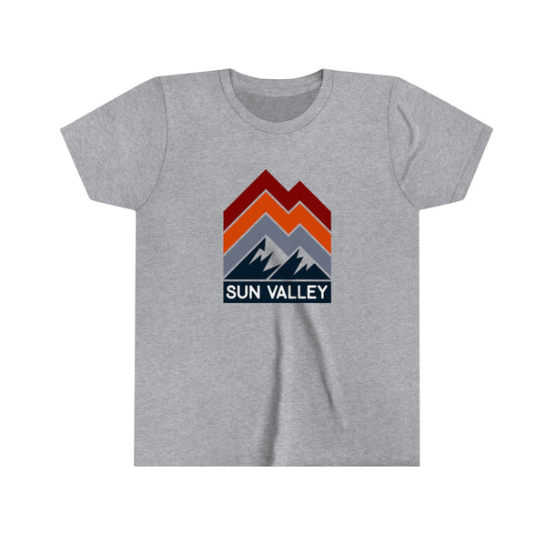 Sun Valley Youth T-Shirt - Mountain Lines Idaho Kid's TShirt