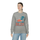 Biloxi, Mississippi Sweatshirt - Unisex Retro Palm Tree Crewneck Biloxi Sweatshirt-33
