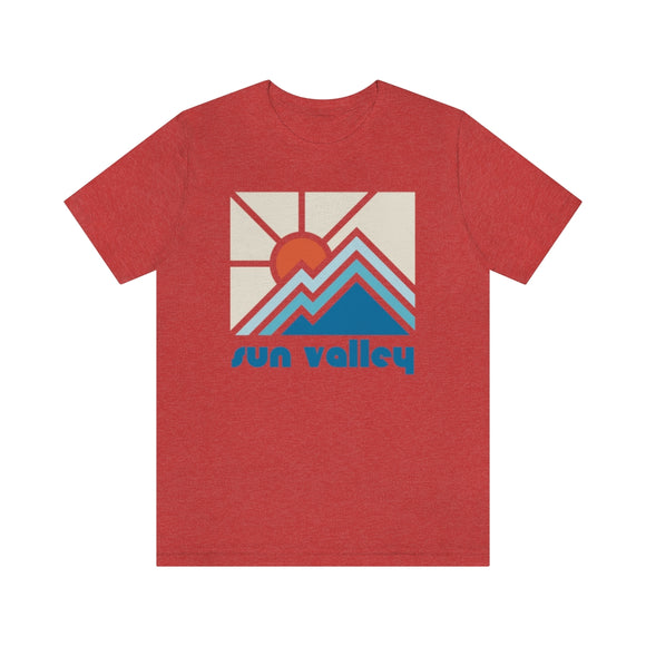 Sun Valley Shirt, Idaho Retro T-Shirt, Colorful Idaho tee, Sun Valley Mountain Shirt