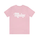 Maine T-Shirt - Hand Lettered Unisex Maine Shirt-24