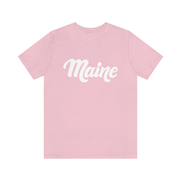 Maine T-Shirt - Hand Lettered Unisex Maine Shirt