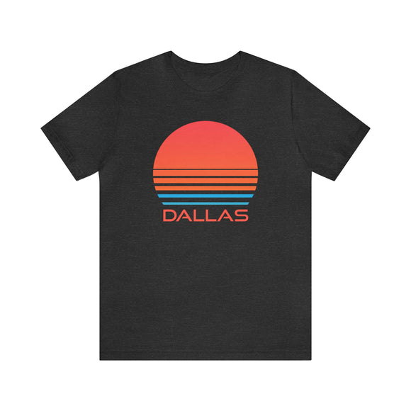 Dallas, Texas T-Shirt - Retro 80s Unisex Dallas Shirt