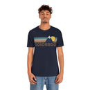 Colorado T-Shirt - Retro Mountain v2 Unisex Colorado Shirt-21