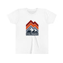 Colorado Youth T-Shirt - Mountain Lines Colorado Kid's TShirt-2