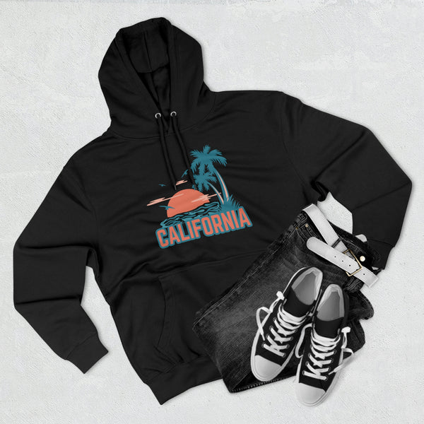 Premium California Hoodie Hoodie - Palm Tree Unisex Sweatshirt