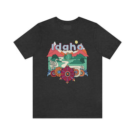 Idaho Shirt, Idaho Retro T-Shirt, Hippie Style Idaho tee, Idaho Mountain Shirt