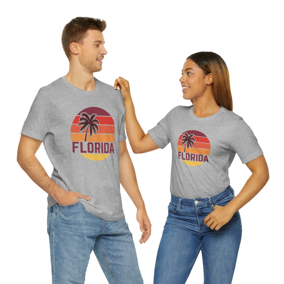 Florida T-Shirt - Retro Palm Tree Unisex Florida Shirt