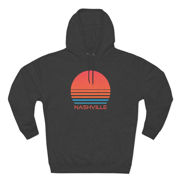 Premium Nashville, Tennessee Hoodie - Retro 80s Unisex Sweatshirt