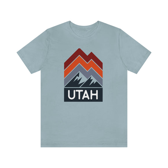 Utah T-Shirt - Retro Mountain Unisex Utah Shirt