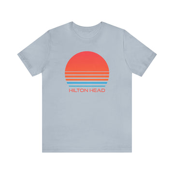 Buy light-blue Hilton Head, South Carolina T-Shirt - Retro 80s Unisex Hilton Head Shirt