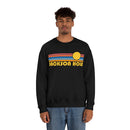 Jackson Hole, Wyoming Sweatshirt - Retro Sunrise Unisex-11