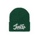 Iowa Beanie - Adult Hand Lettered Embroidered Iowa Knit Hat-5