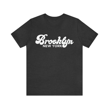 Buy dark-grey-heather Brooklyn, New York T-Shirt - Retro Unisex Brooklyn T Shirt