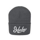 Idaho Beanie - Adult Hand Lettered Embroidered Idaho Knit Hat-2