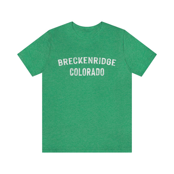 Breckenridge, Colorado Shirt - Paint Text Unisex Breckenridge T-Shirt