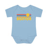 Boston Baby Bodysuit - Retro Sun Boston, Massachusetts Baby Bodysuit