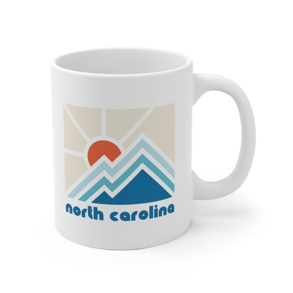 North Carolina Mug, Ceramic North Carolina Mug, North Carolina Coffee Mug