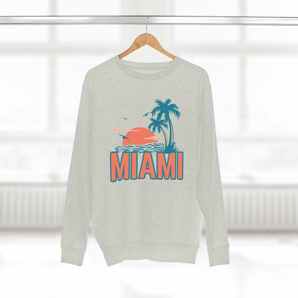 Premium Miami, Florida Sweatshirt - Unisex Premium Crewneck Sweatshirt