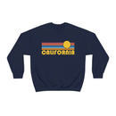 California Sweatshirt - Retro Sunrise Unisex-25