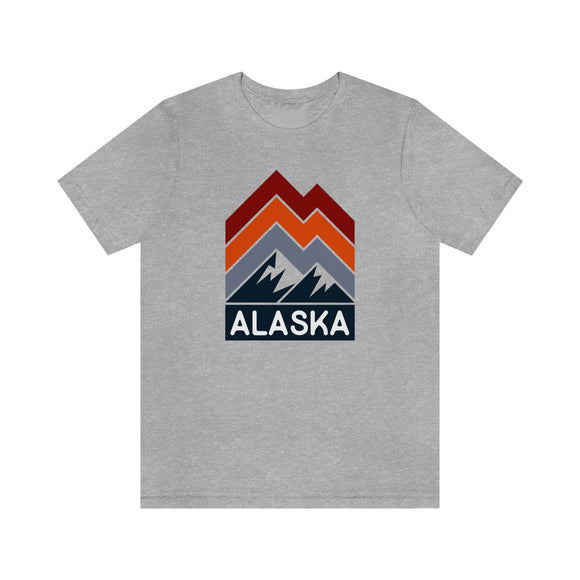Alaska T-Shirt - Retro Mountain Unisex Alaska Shirt