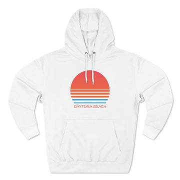 Premium Daytona Beach, Florida Hoodie - Retro 80s Unisex Sweatshirt