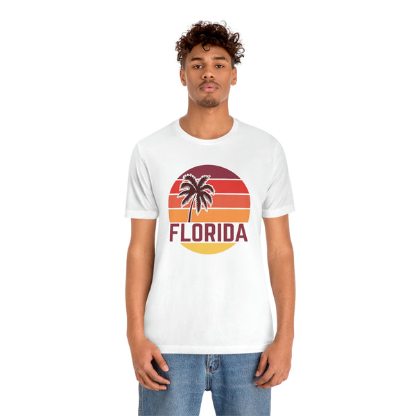 Florida T-Shirt - Retro Palm Tree Unisex Florida Shirt