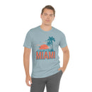 Miami, Florida T-Shirt - Retro Palm Tree & Beach Unisex Miami Shirt-6