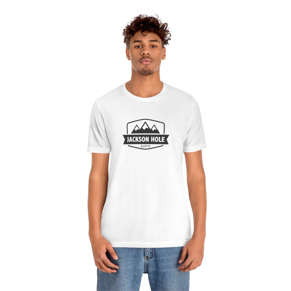 Jackson Hole, Wyoming T-Shirt - Altitude Badge Unisex Jackson Hole Shirt