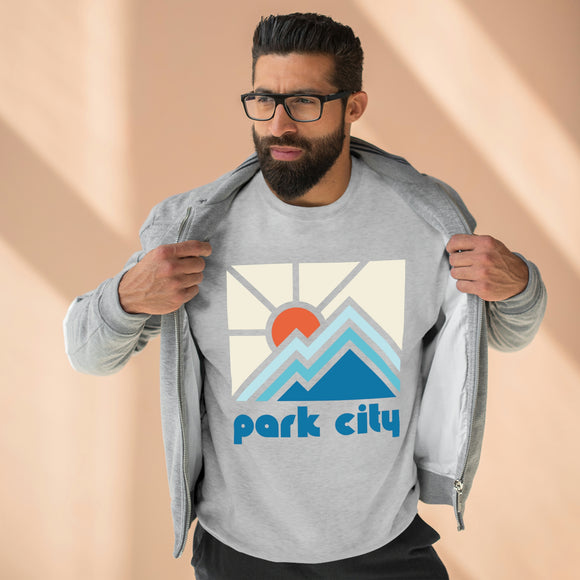 Premium Park City, Utah Crewneck Sweatshirt - Retro Unisex Sweatshirt